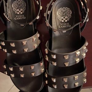 Vince Camuto gladiator studded leather sandals Sz 7.  Very Comfortable and chic.